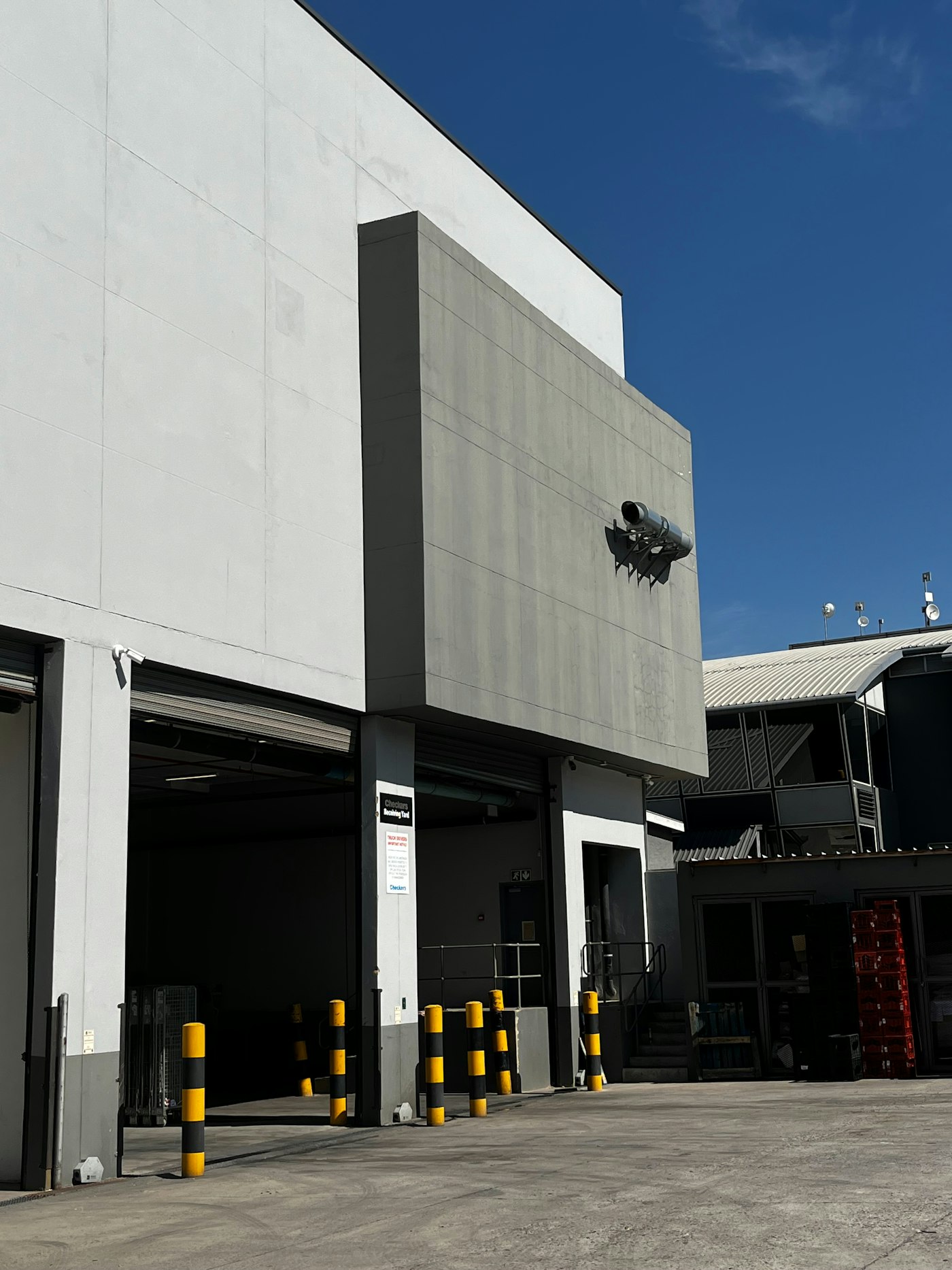 Industrial building exterior considered as a sourcing target